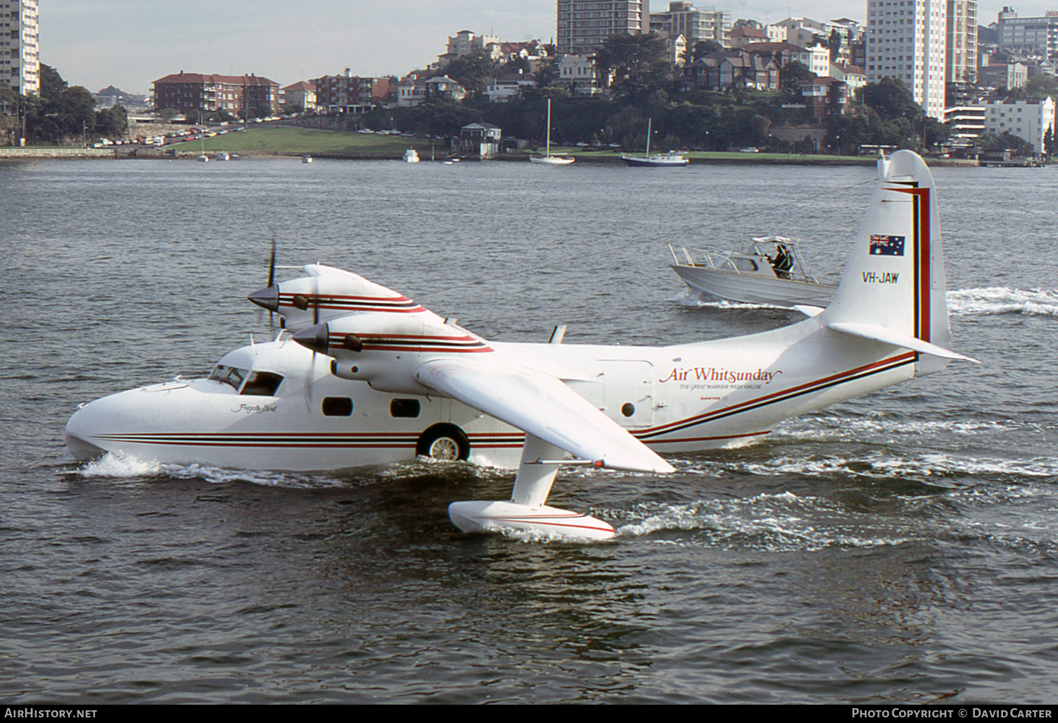 Aircraft Photo of VH-JAW | Grumman G-73T Turbo Mallard | Air Whitsunday | AirHistory.net #2867