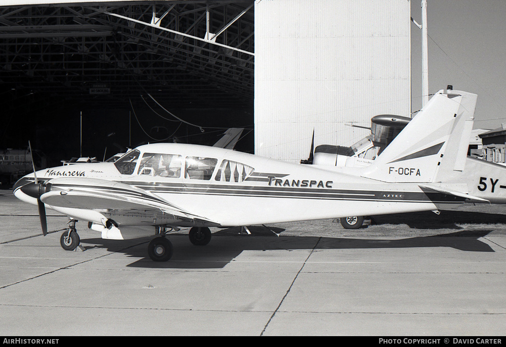 Aircraft Photo of F-OCFA | Piper PA-23-250 Aztec C | Transpac | AirHistory.net #2869