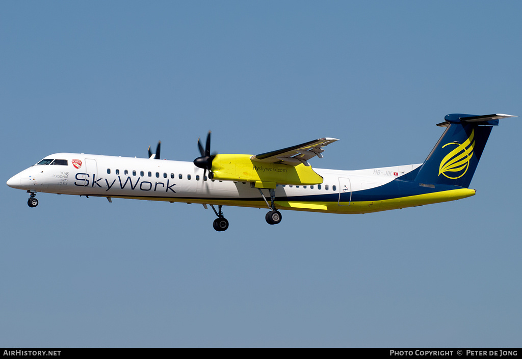 Aircraft Photo of HB-JIK | Bombardier DHC-8-402 Dash 8 | SkyWork Airlines | AirHistory.net #2886