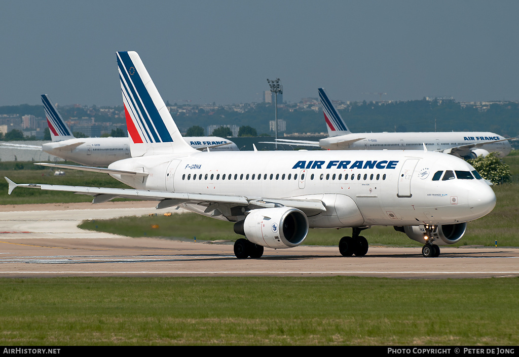 Aircraft Photo of F-GRHA | Airbus A319-111 | Air France | AirHistory.net #2892