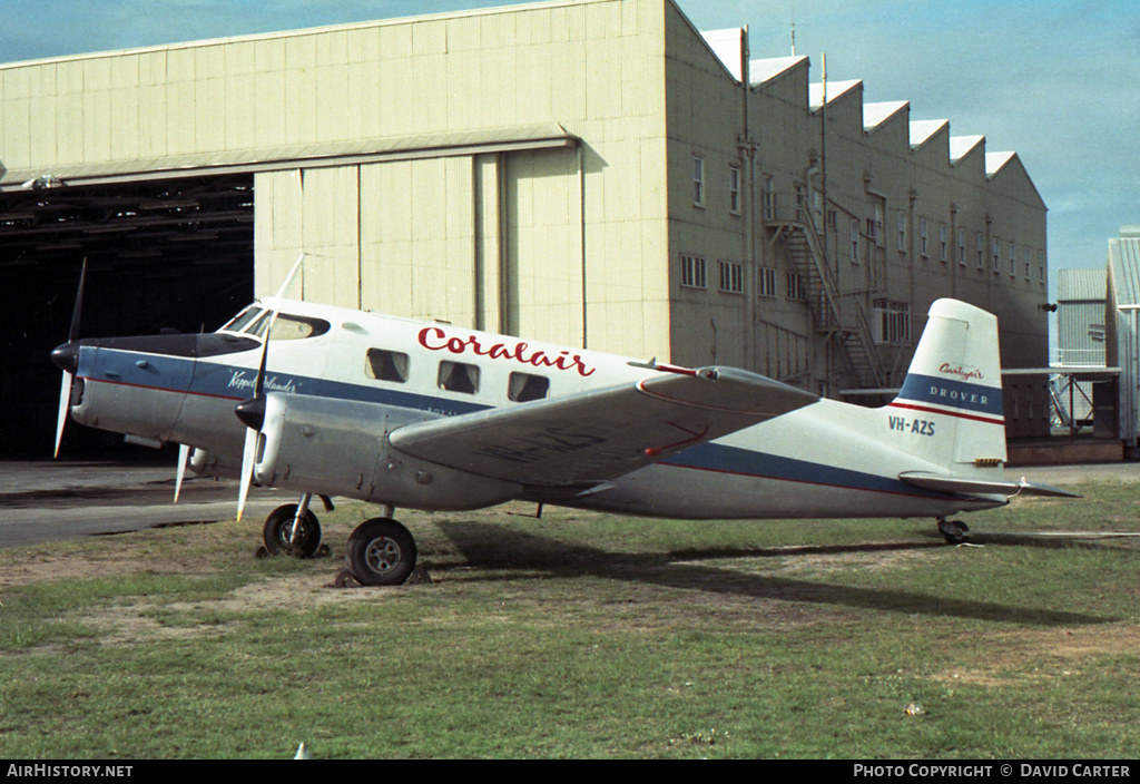 Aircraft Photo of VH-AZS | De Havilland Australia DHA-3 Drover Mk2 | Coralair | AirHistory.net #2909