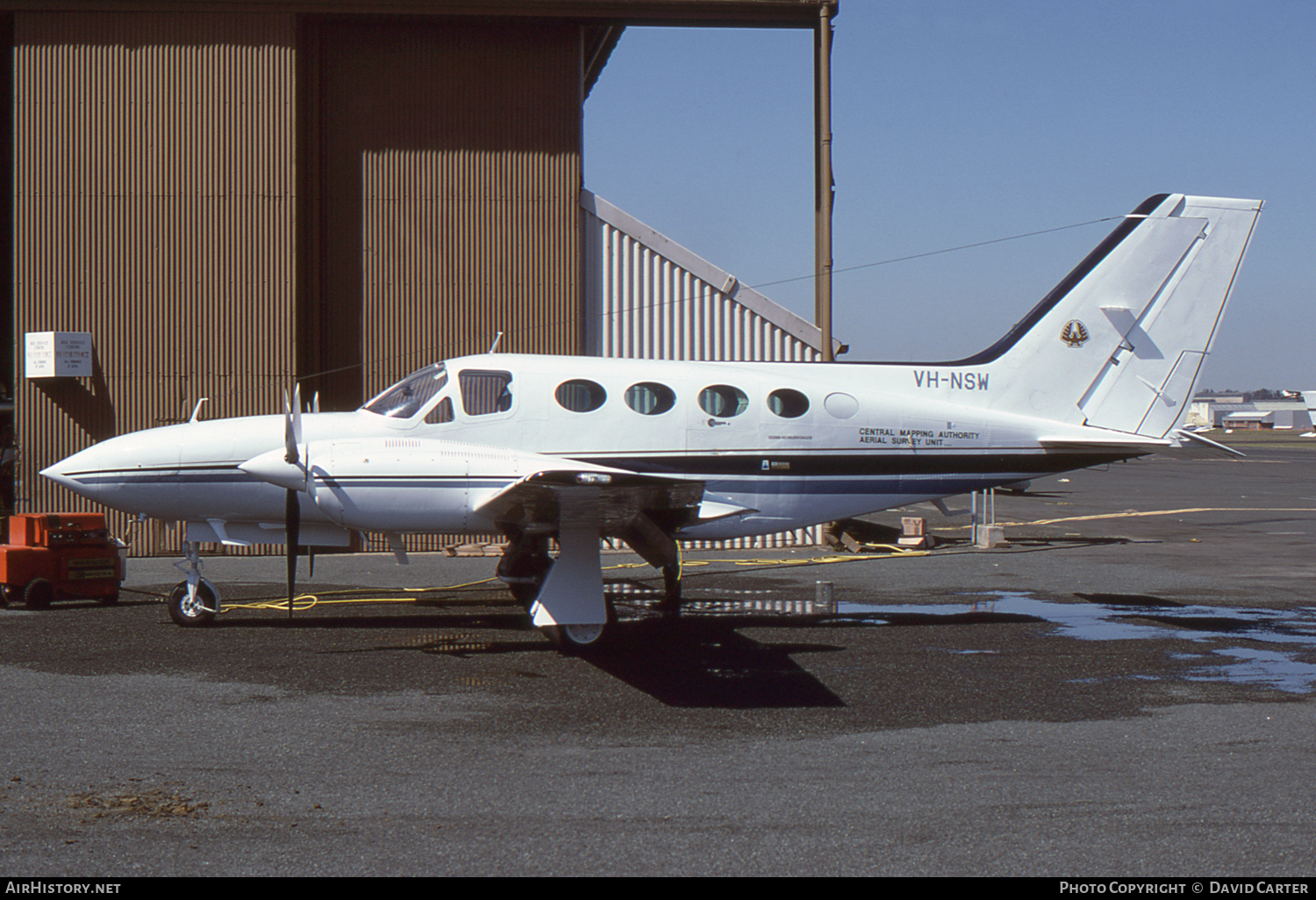 Aircraft Photo of VH-NSW | Cessna 421C Golden Eagle | Central Mapping Authority | AirHistory.net #2914