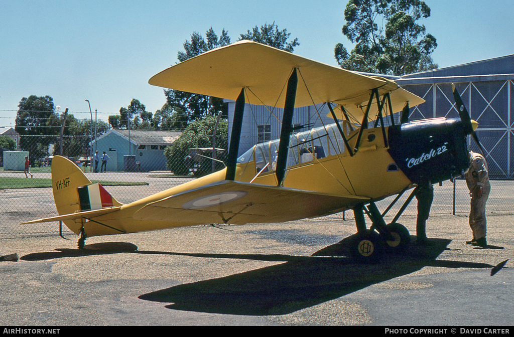 Aircraft Photo of VH-AFF | De Havilland D.H. 82A Tiger Moth | UK - Air Force | AirHistory.net #2921