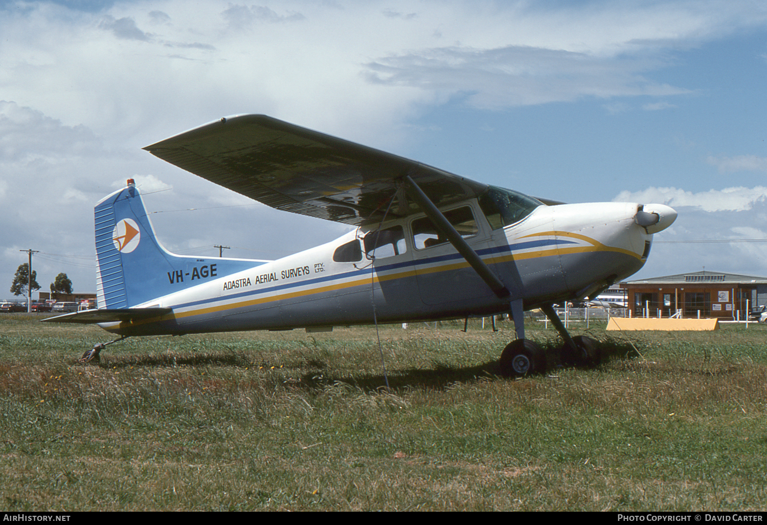 Aircraft Photo of VH-AGE | Cessna 185A Skywagon | Adastra Aerial Surveys | AirHistory.net #2929