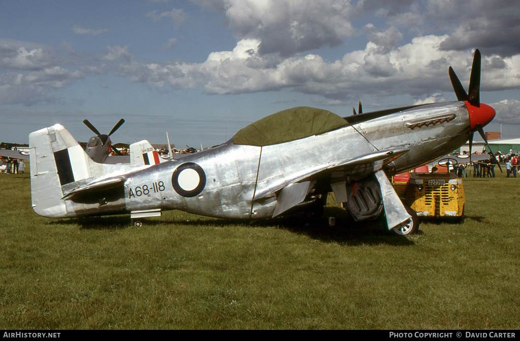 Aircraft Photo of VH-AGJ / A68-118 | Commonwealth CA-18 Mustang 21 (P-51D) | Australia - Air Force | AirHistory.net #2934