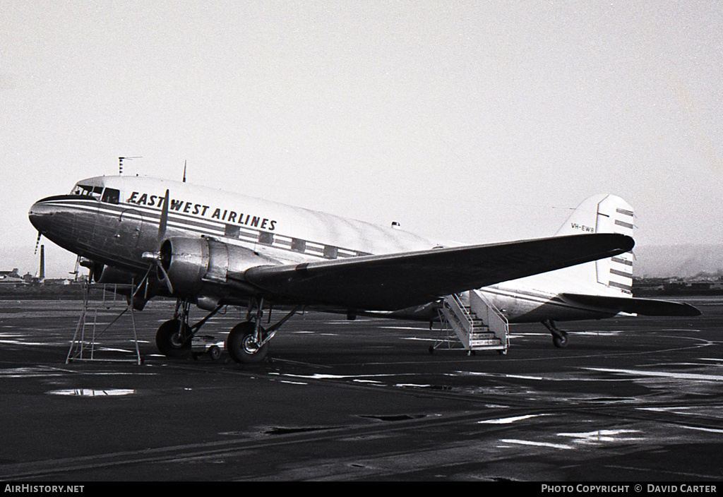 Aircraft Photo of VH-EWB | Douglas DC-3(C) | East-West Airlines | AirHistory.net #2935