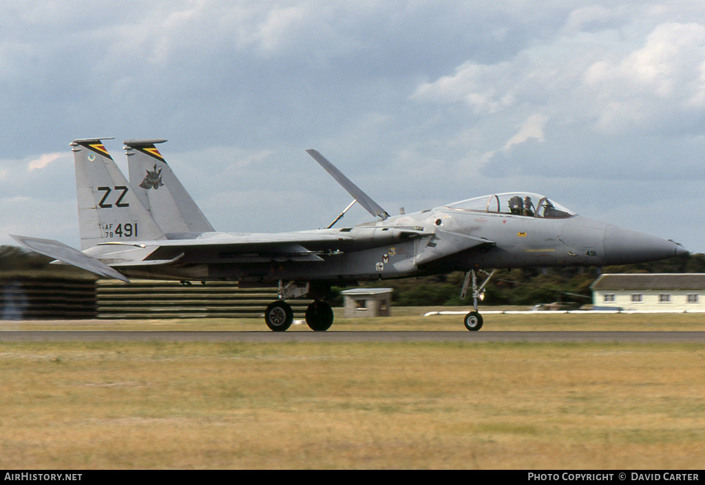 Aircraft Photo of 78-0491 / AF78-491 | McDonnell Douglas F-15C Eagle | USA - Air Force | AirHistory.net #2940