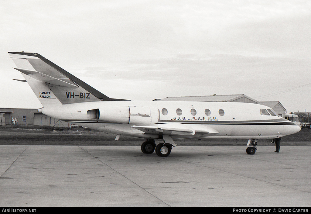 Aircraft Photo of VH-BIZ | Dassault Falcon 20CC | Air Nauru | AirHistory.net #2950