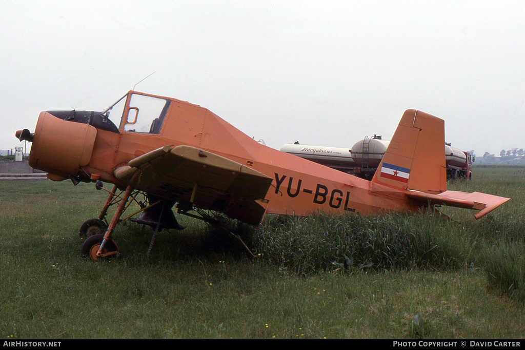 Aircraft Photo of YU-BGL | Zlin Z-37 Cmelak | AirHistory.net #2953