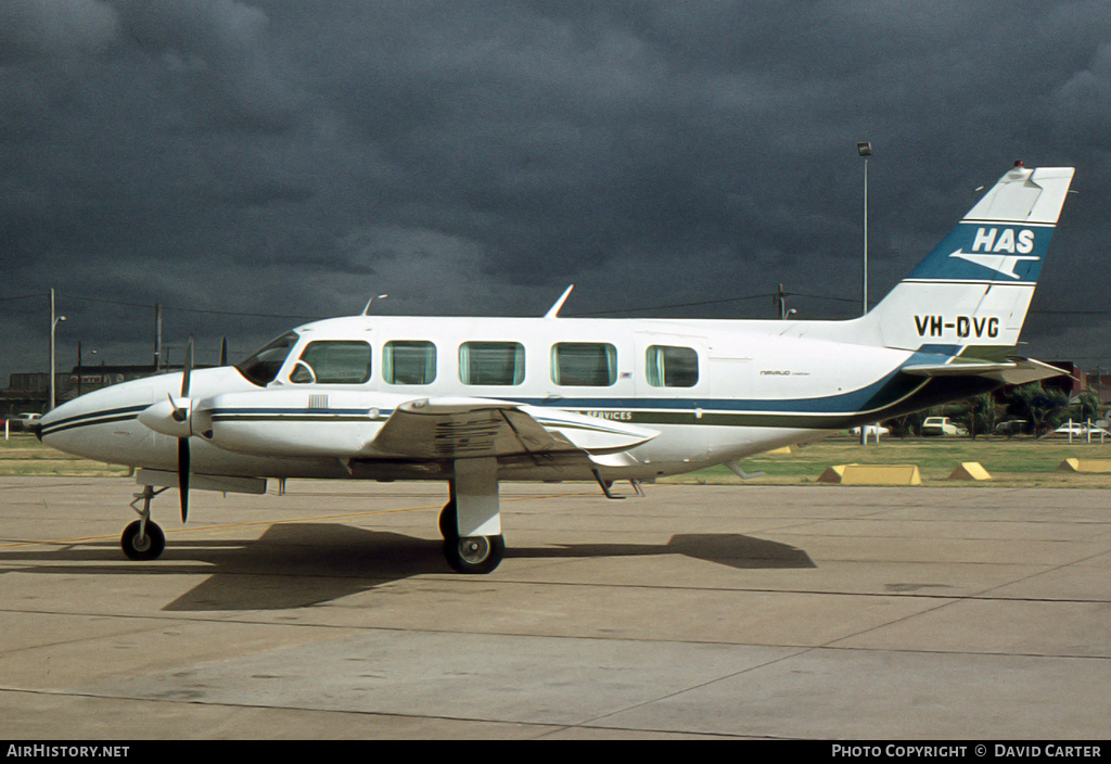Aircraft Photo of VH-DVG | Piper PA-31-350 Navajo Chieftain | Hazelton Air Services - HAS | AirHistory.net #2954