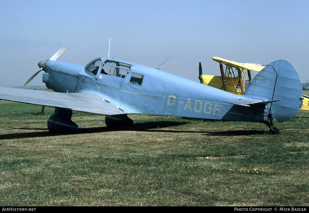 Aircraft Photo of G-AOGE | Percival P.34A Proctor 3 | AirHistory.net #2958