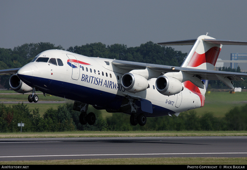 Aircraft Photo of G-GNTZ | British Aerospace BAe-146-200A | British Airways | AirHistory.net #2986