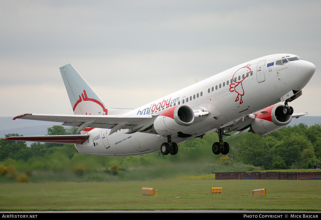 Aircraft Photo of G-OGBE | Boeing 737-3L9 | Bmibaby | AirHistory.net #2987