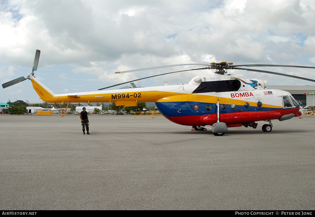 Aircraft Photo of M994-02 | Mil Mi-17-1V | Malaysia - Fire Department | AirHistory.net #3027