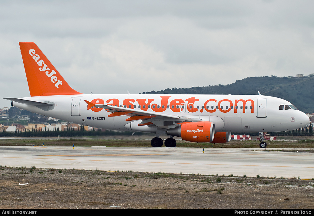 Aircraft Photo of G-EZDS | Airbus A319-111 | EasyJet | AirHistory.net #3029