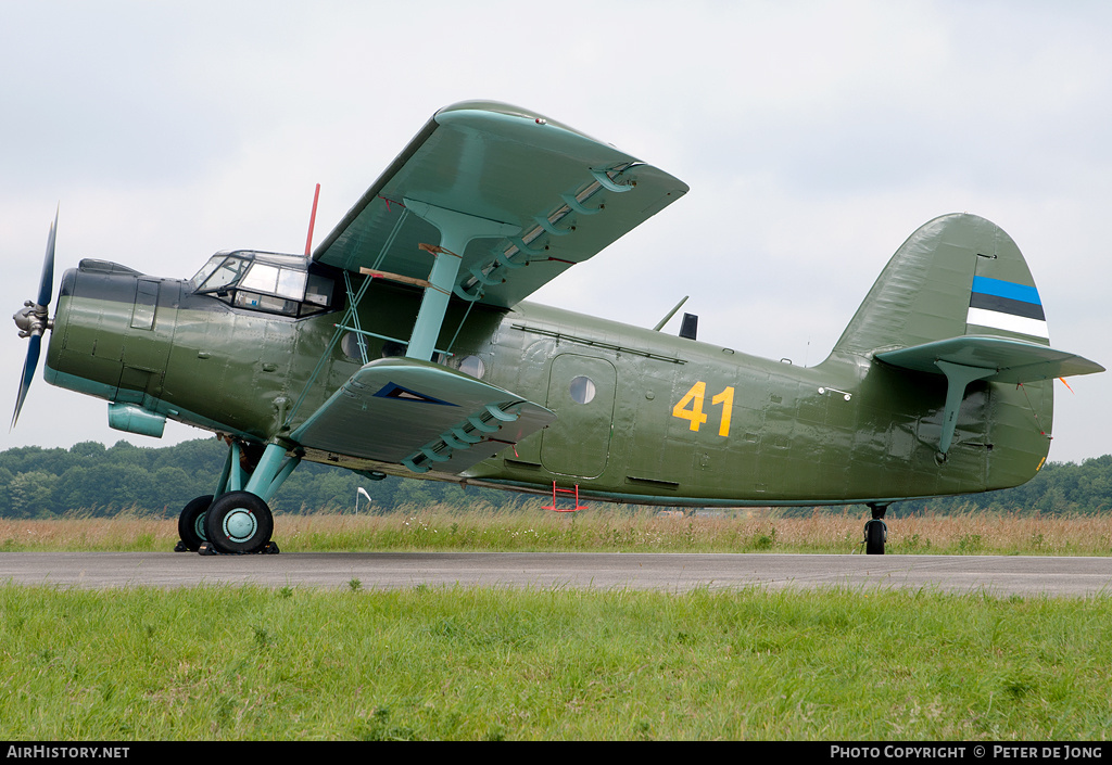 Aircraft Photo of 41 yellow | Antonov An-2 | Estonia - Air Force | AirHistory.net #3047