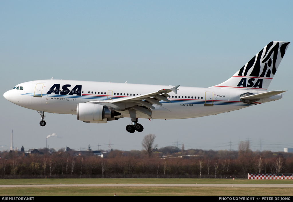 Aircraft Photo of 5Y-VIP | Airbus A310-308 | African Safari Airways - ASA | AirHistory.net #3061