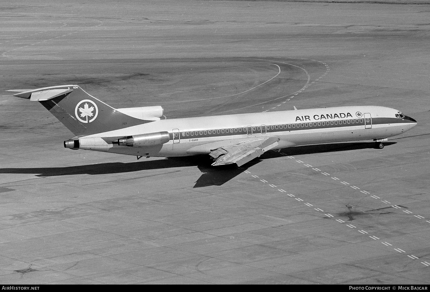Aircraft Photo of C-GAAD | Boeing 727-233/Adv | Air Canada | AirHistory.net #3107