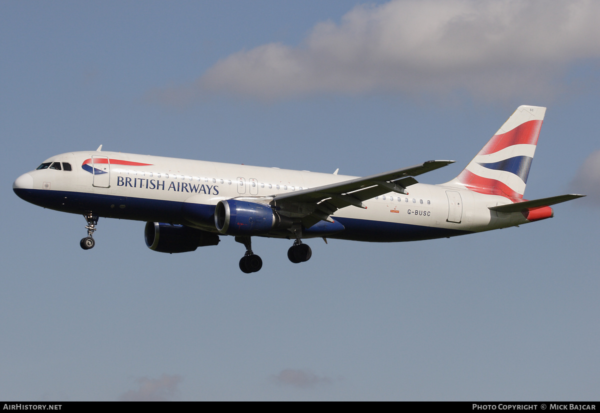 Aircraft Photo of G-BUSC | Airbus A320-111 | British Airways | AirHistory.net #3129