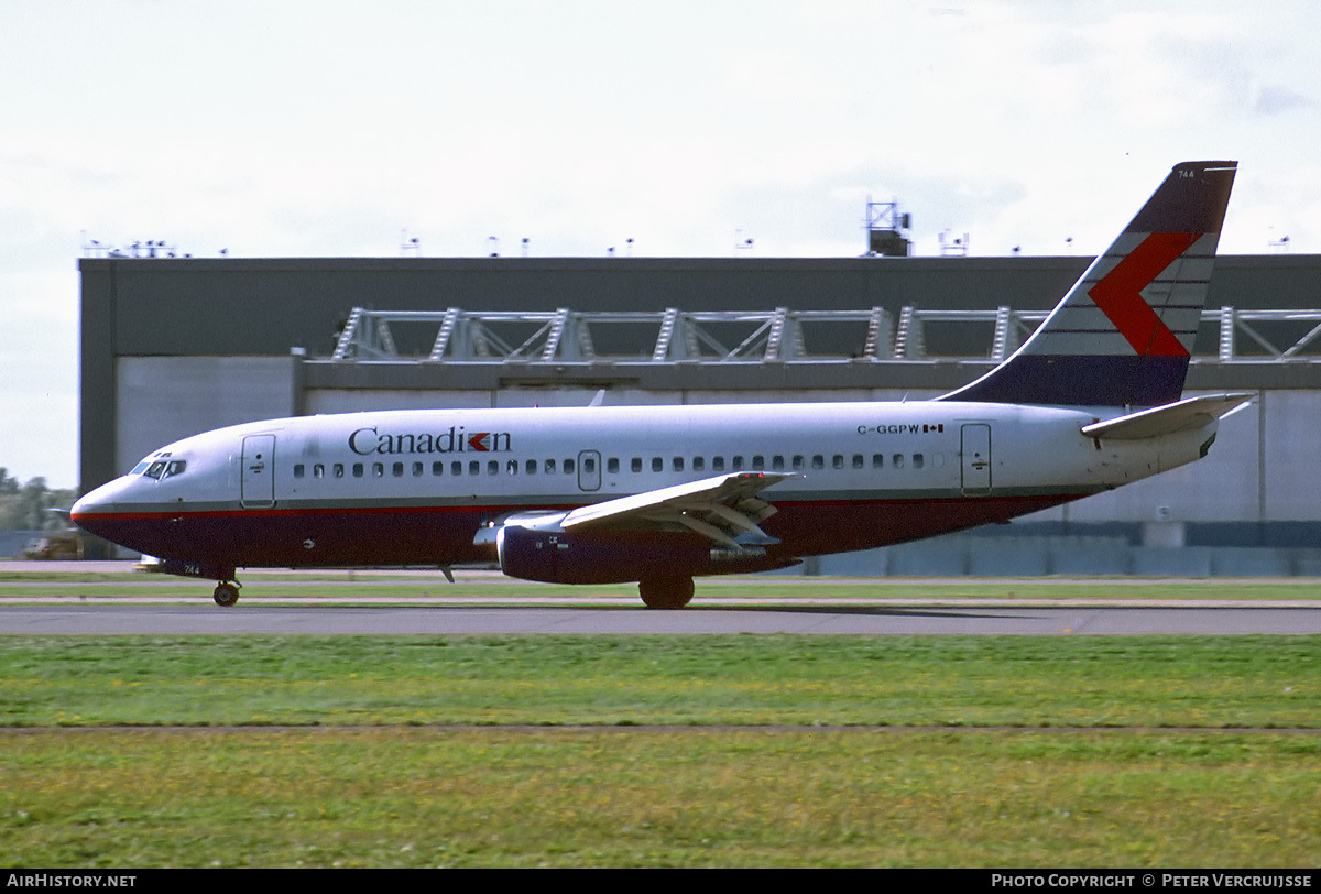 Aircraft Photo of C-GGPW | Boeing 737-275/Adv | Canadian Airlines | AirHistory.net #3148