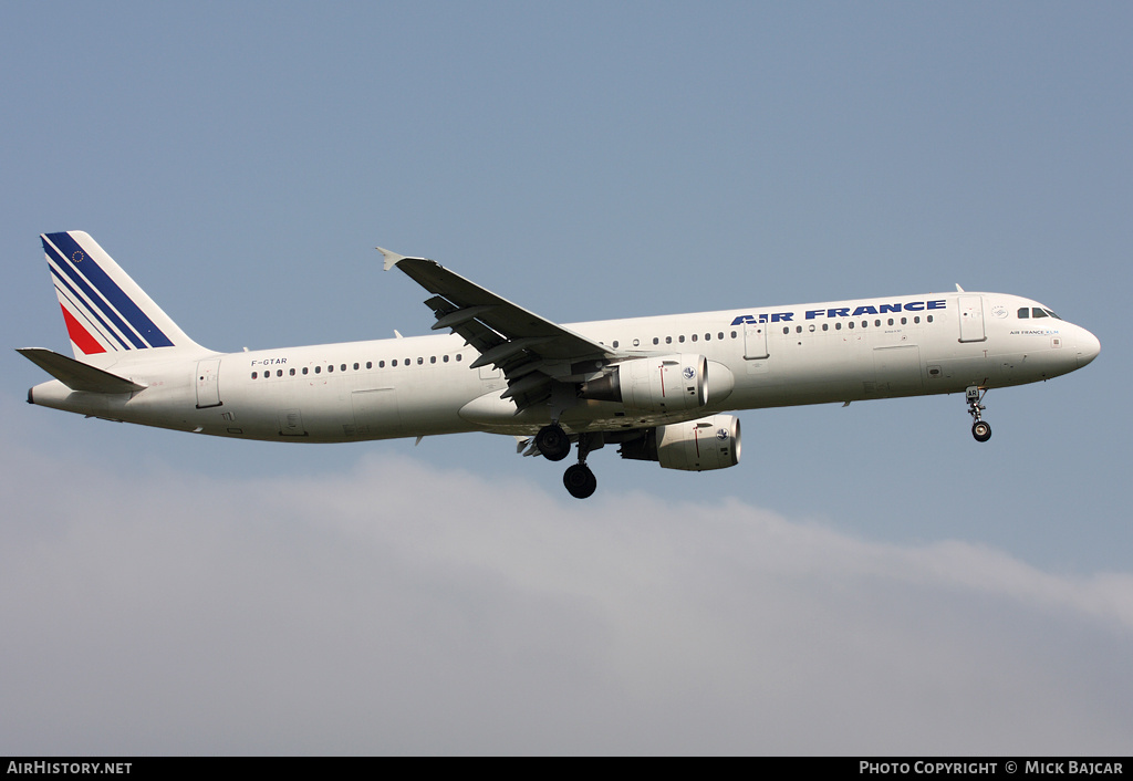 Aircraft Photo of F-GTAR | Airbus A321-212 | Air France | AirHistory.net #3167