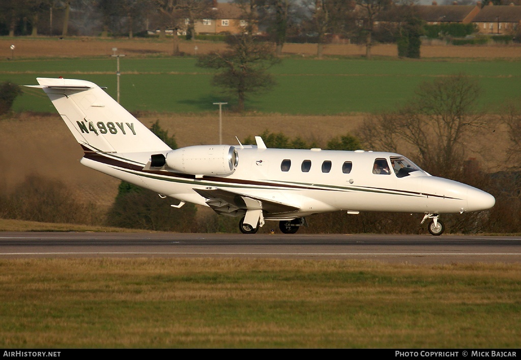 Aircraft Photo of N498YY | Cessna 525 CitationJet CJ1 | AirHistory.net #3183