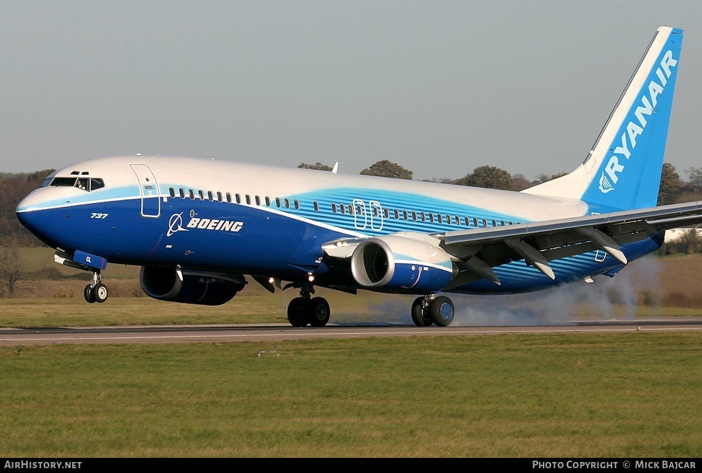 Aircraft Photo of EI-DCL | Boeing 737-8AS | Ryanair | AirHistory.net #3186