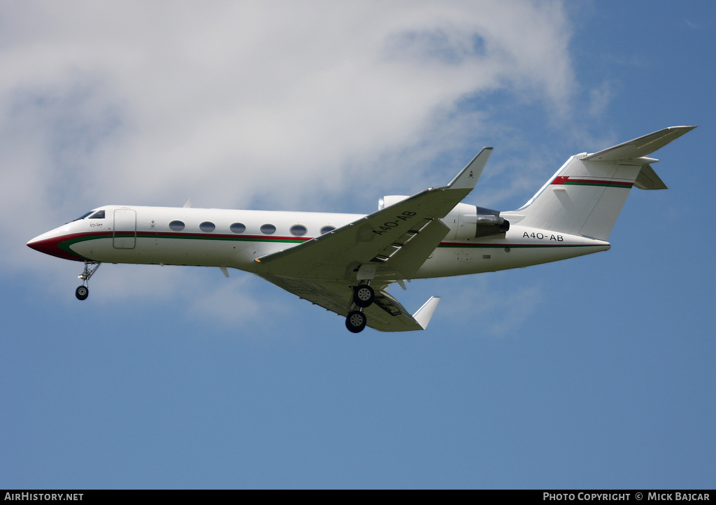 Aircraft Photo of A4O-AB | Gulfstream Aerospace G-IV Gulfstream IV | Oman Royal Flight | AirHistory.net #3201