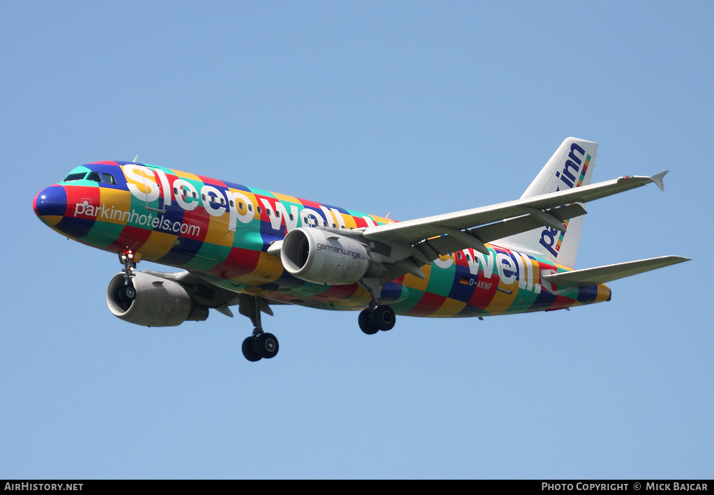 Aircraft Photo of D-AKNF | Airbus A319-112 | Germanwings | AirHistory.net #3204