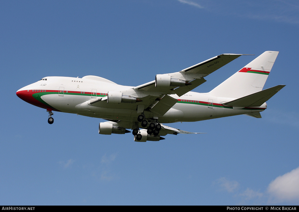 Aircraft Photo of A4O-SO | Boeing 747SP-27 | Oman Royal Flight | AirHistory.net #3205