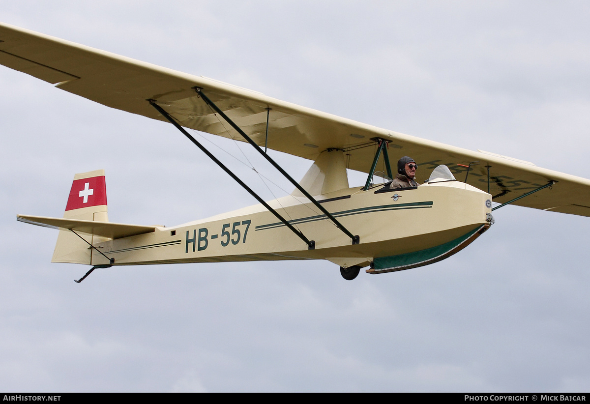 Aircraft Photo of HB-557 | Slingsby T.31B Cadet TX.3 | AirHistory.net #3226