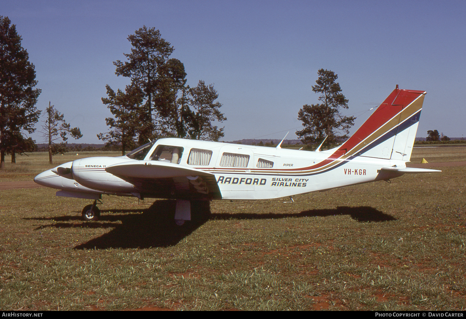 Aircraft Photo of VH-KGR | Piper PA-34-200T Seneca II | Radford Silver City Airlines | AirHistory.net #3265