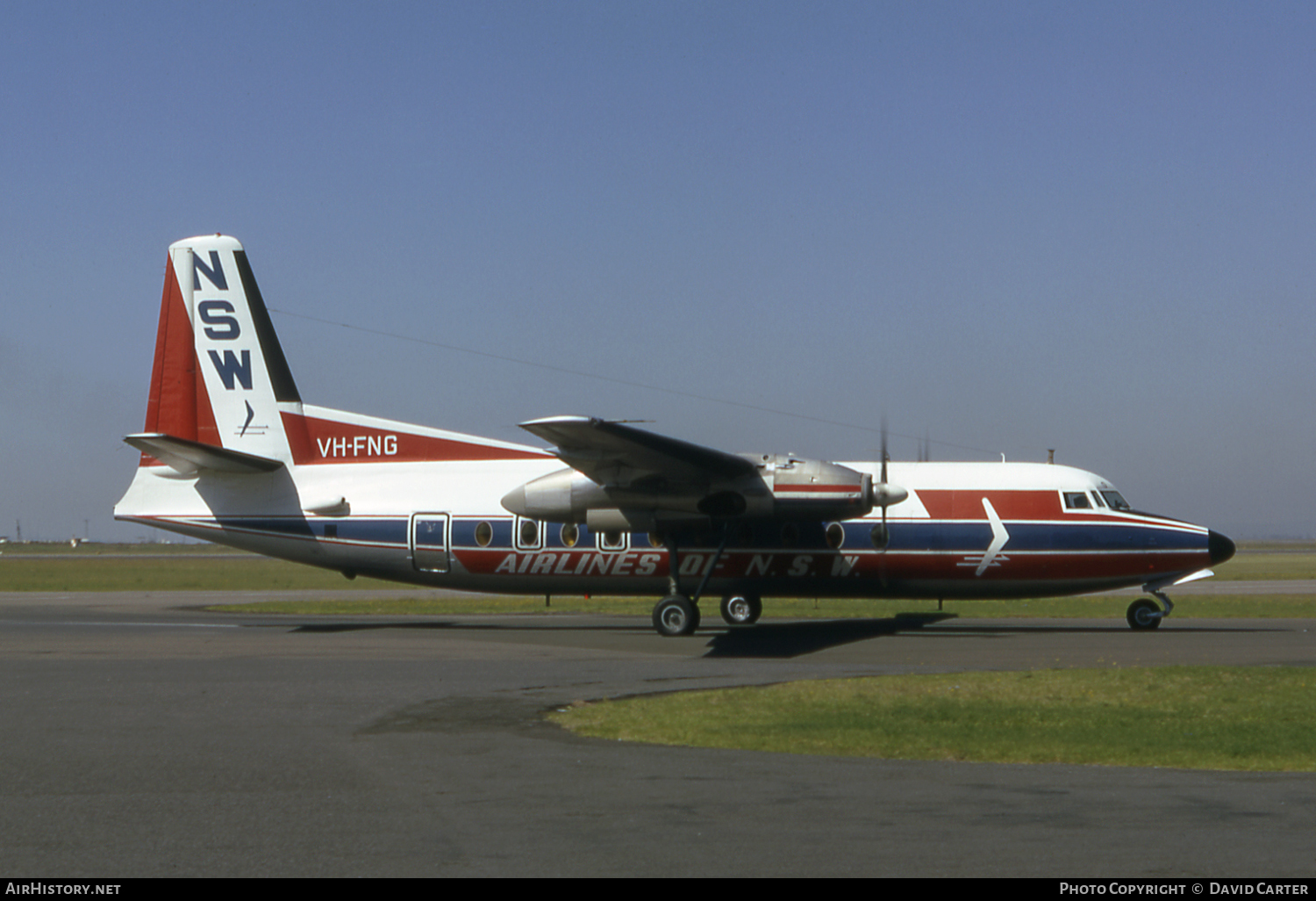 Aircraft Photo of VH-FNG | Fokker F27-200 Friendship | Airlines of NSW | AirHistory.net #3283