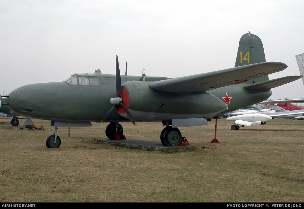 Aircraft Photo of 14 yellow | Douglas A-20G Havoc | Soviet Union - Air Force | AirHistory.net #3300