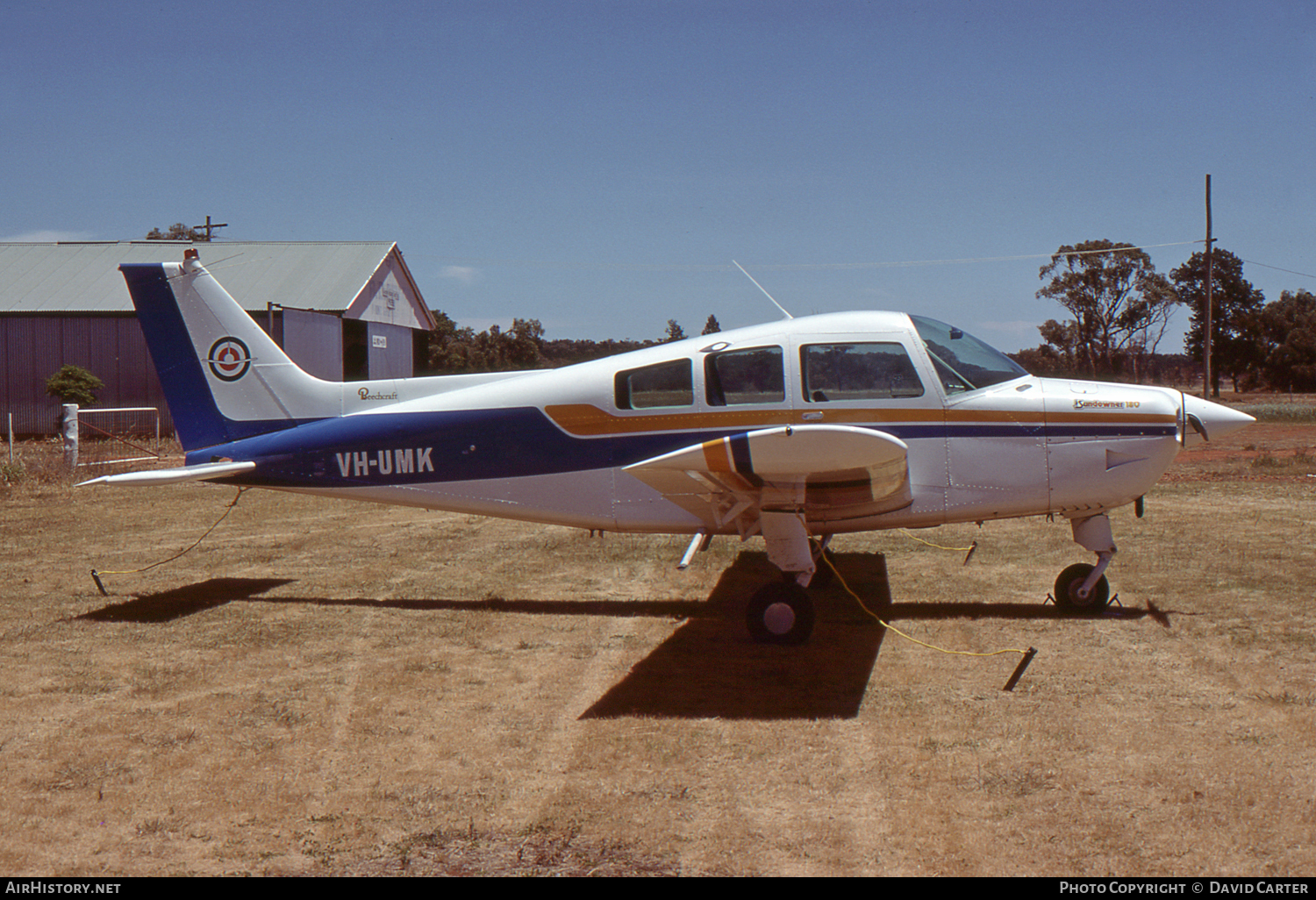 Aircraft Photo of VH-UMK | Beech C23 Sundowner 180 | AirHistory.net #3314