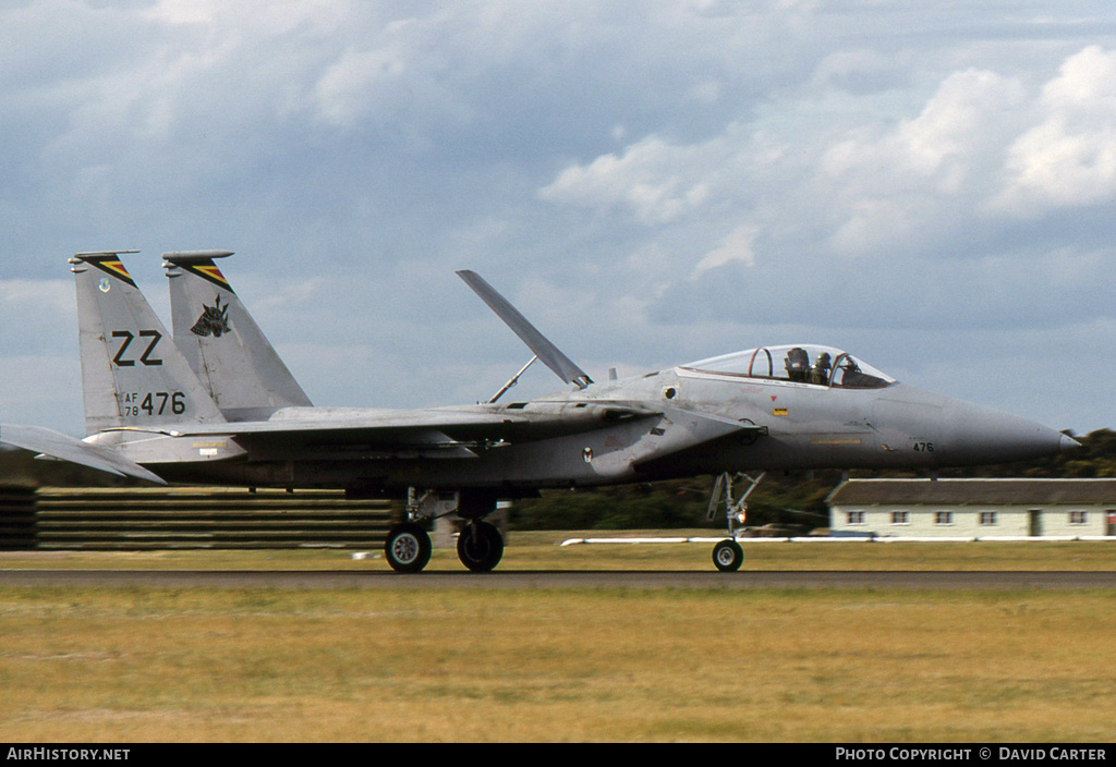 Aircraft Photo of 78-0476 / AF78-476 | McDonnell Douglas F-15C Eagle | USA - Air Force | AirHistory.net #3335