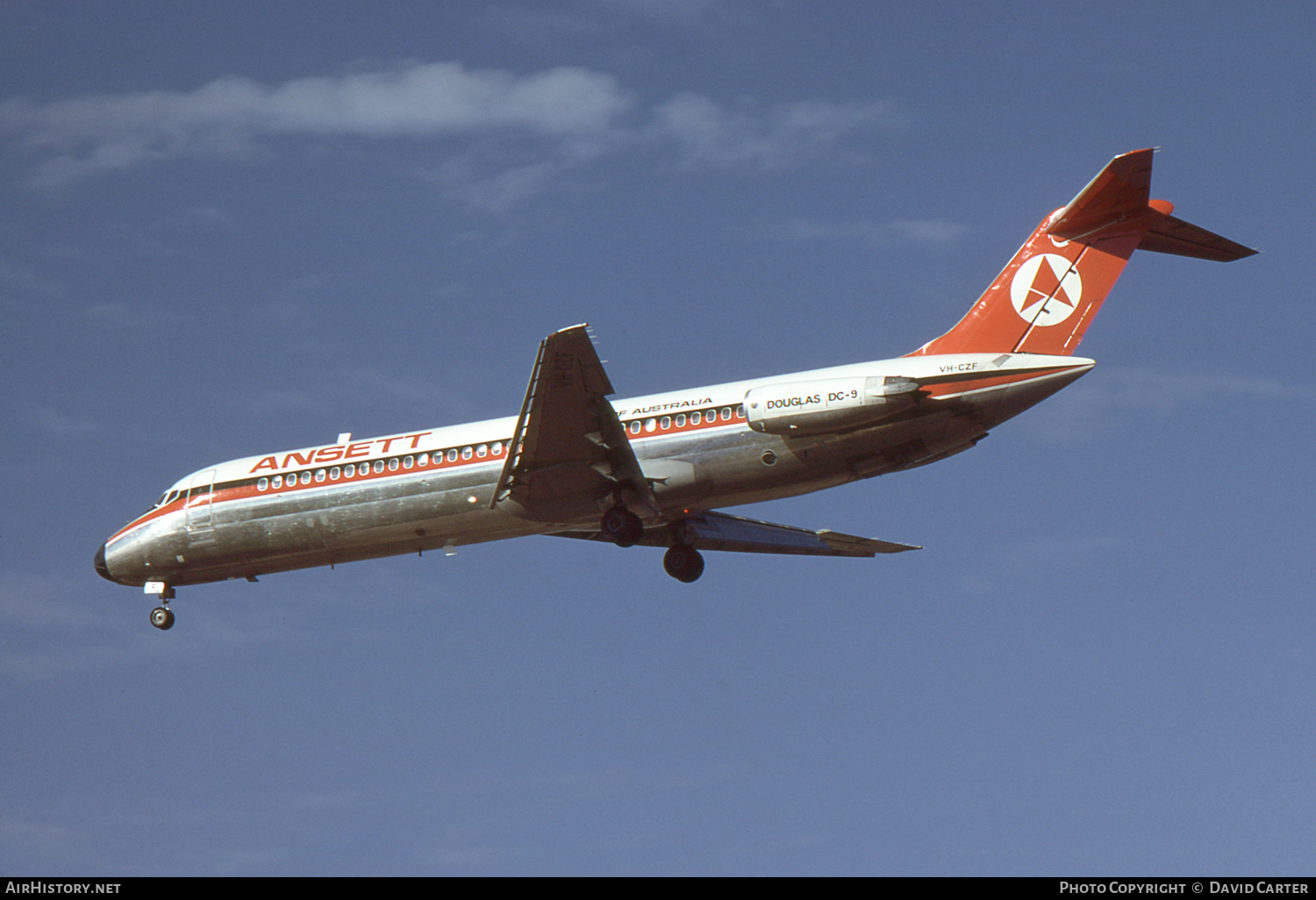 Aircraft Photo of VH-CZF | McDonnell Douglas DC-9-31 | Ansett Airlines of Australia | AirHistory.net #3336