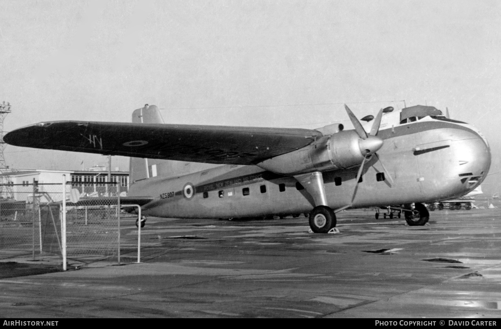 Aircraft Photo of NZ5907 | Bristol 170 Freighter Mk31M | New Zealand - Air Force | AirHistory.net #3363