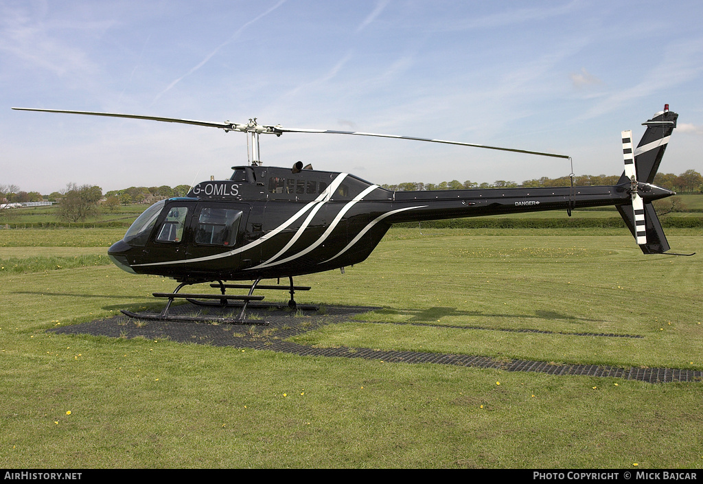 Aircraft Photo of G-OMLS | Bell 206B JetRanger II | AirHistory.net #3387