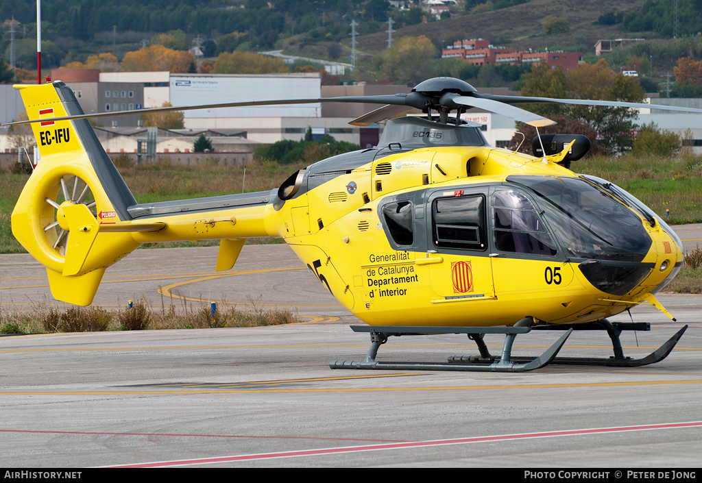 Aircraft Photo of EC-IFU | Eurocopter EC-135P-1 | Generalitat de Catalunya - Departament d'Interior | AirHistory.net #3389