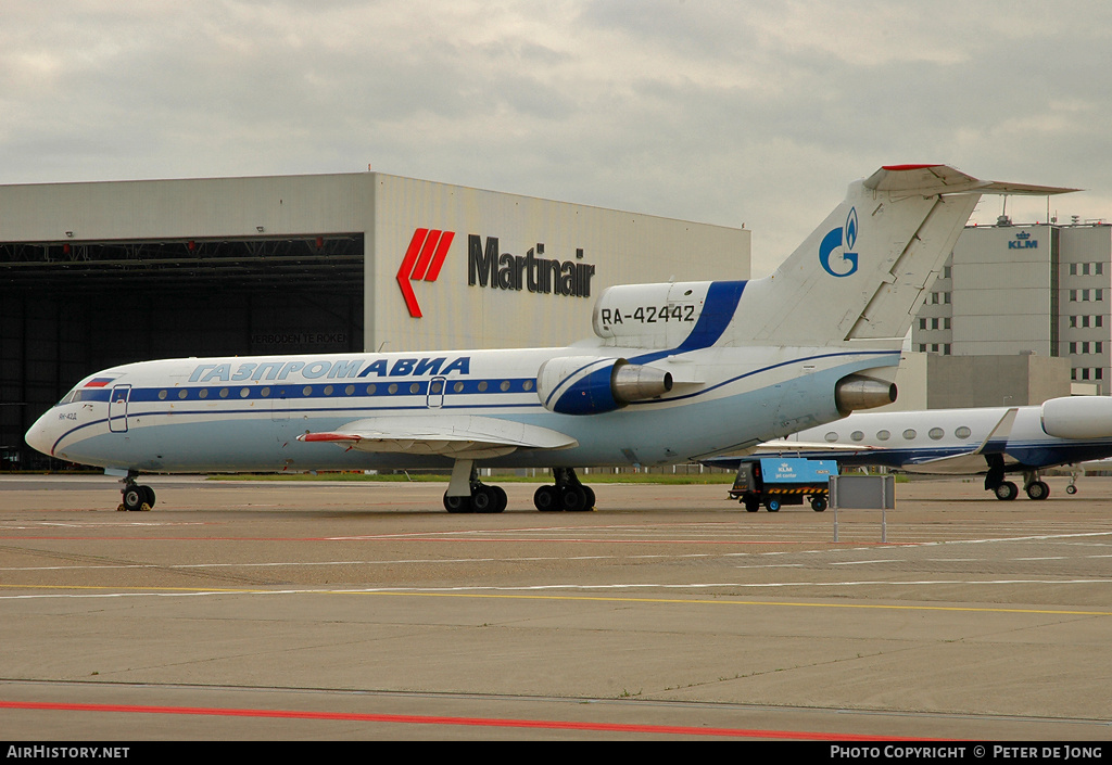 Aircraft Photo of RA-42442 | Yakovlev Yak-42D | Gazpromavia | AirHistory.net #3403