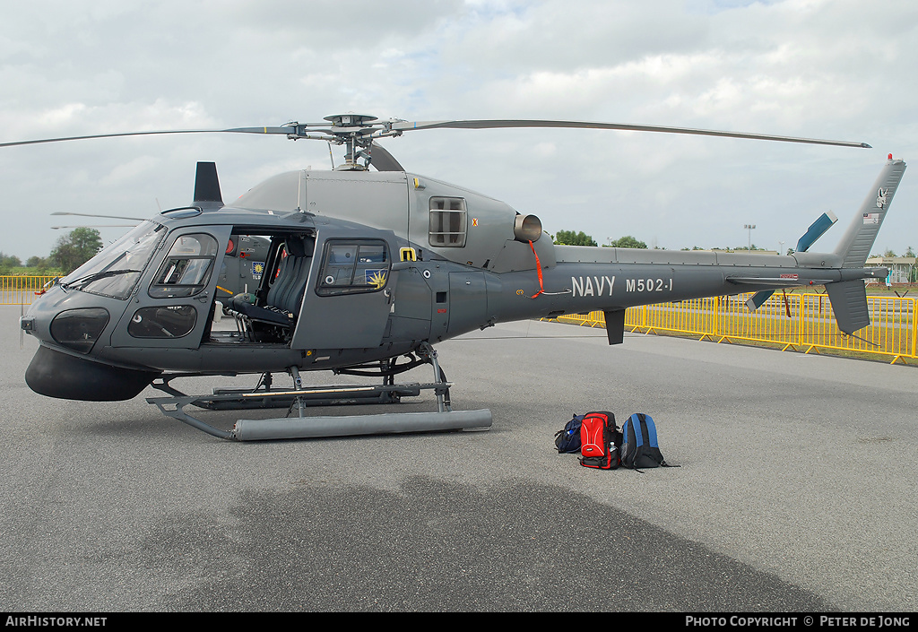 Aircraft Photo of M502-1 | Eurocopter AS-555SN Fennec | Malaysia - Navy | AirHistory.net #3420