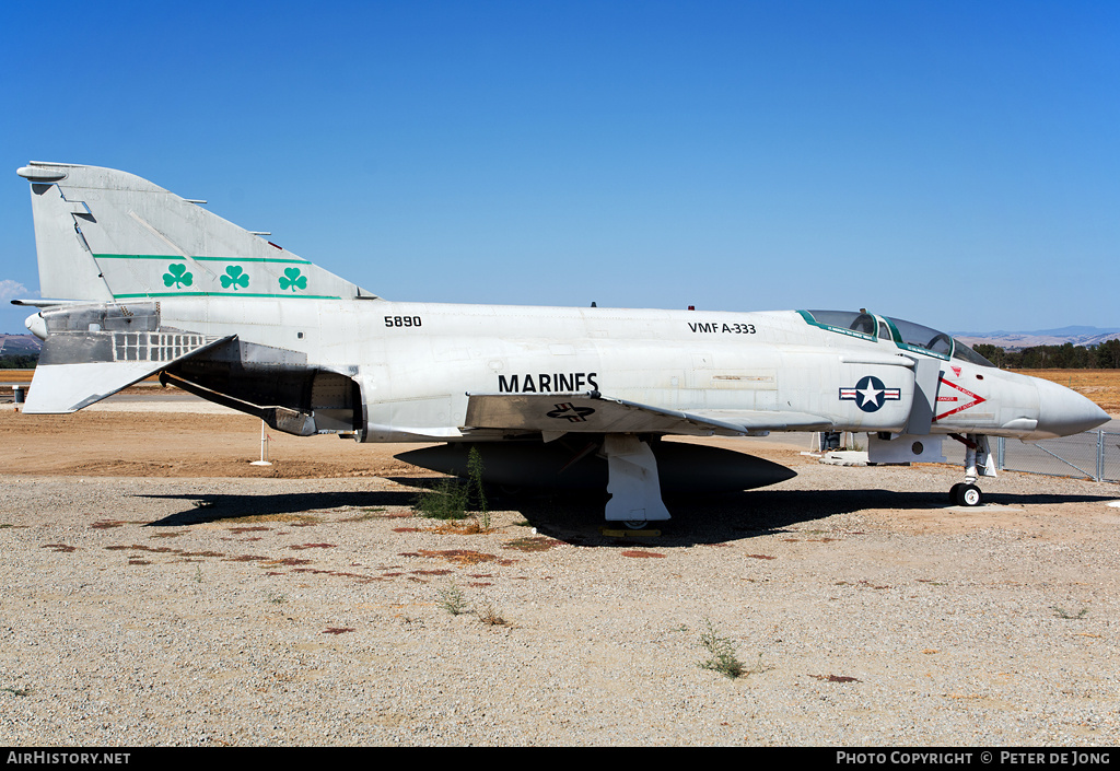 Aircraft Photo of 155890 / 5890 | McDonnell Douglas F-4S Phantom II | USA - Marines | AirHistory.net #3424