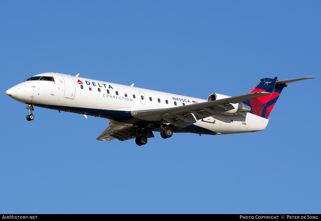 Aircraft Photo of N455CA | Bombardier CRJ-200ER (CL-600-2B19) | Delta Connection | AirHistory.net #3425