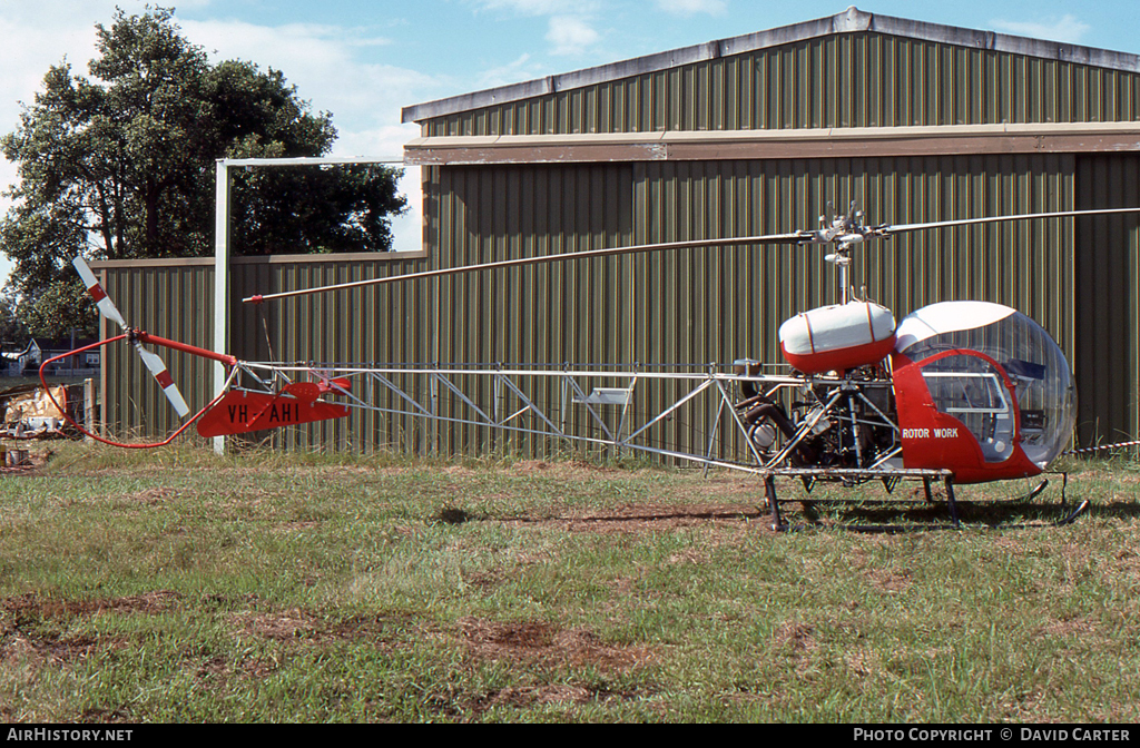 Aircraft Photo of VH-AHI | Bell 47G-3B-1 | Rotor Work | AirHistory.net #3443