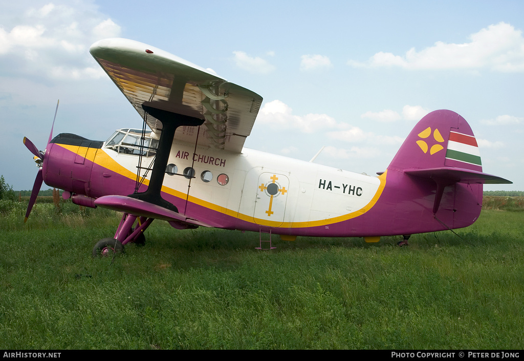 Aircraft Photo of HA-YHC | Antonov An-2PF | Air Church | AirHistory.net #3457