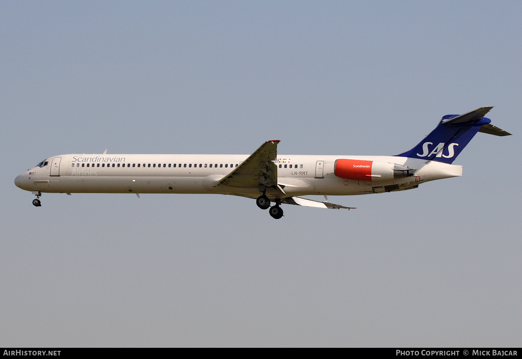 Aircraft Photo of LN-RMT | McDonnell Douglas MD-82 (DC-9-82) | Scandinavian Airlines - SAS | AirHistory.net #3477