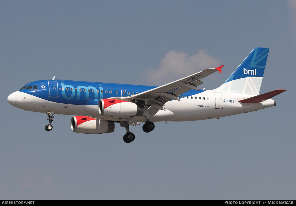 Aircraft Photo of G-DBCB | Airbus A319-131 | BMI - British Midland International | AirHistory.net #3487