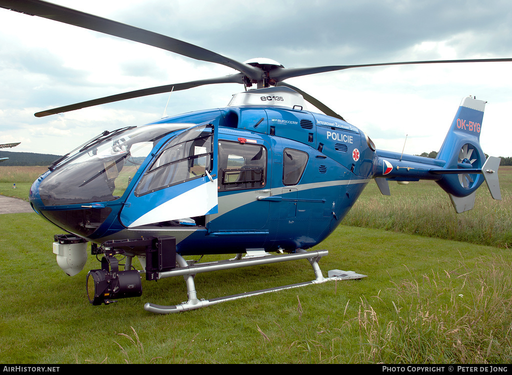 Aircraft Photo of OK-BYG | Eurocopter EC-135T-2+ | Policie | AirHistory.net #3512