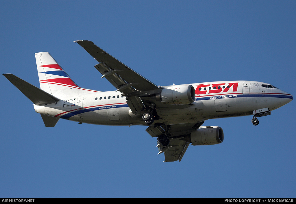 Aircraft Photo of OK-CGK | Boeing 737-55S | ČSA - Czech Airlines | AirHistory.net #3533